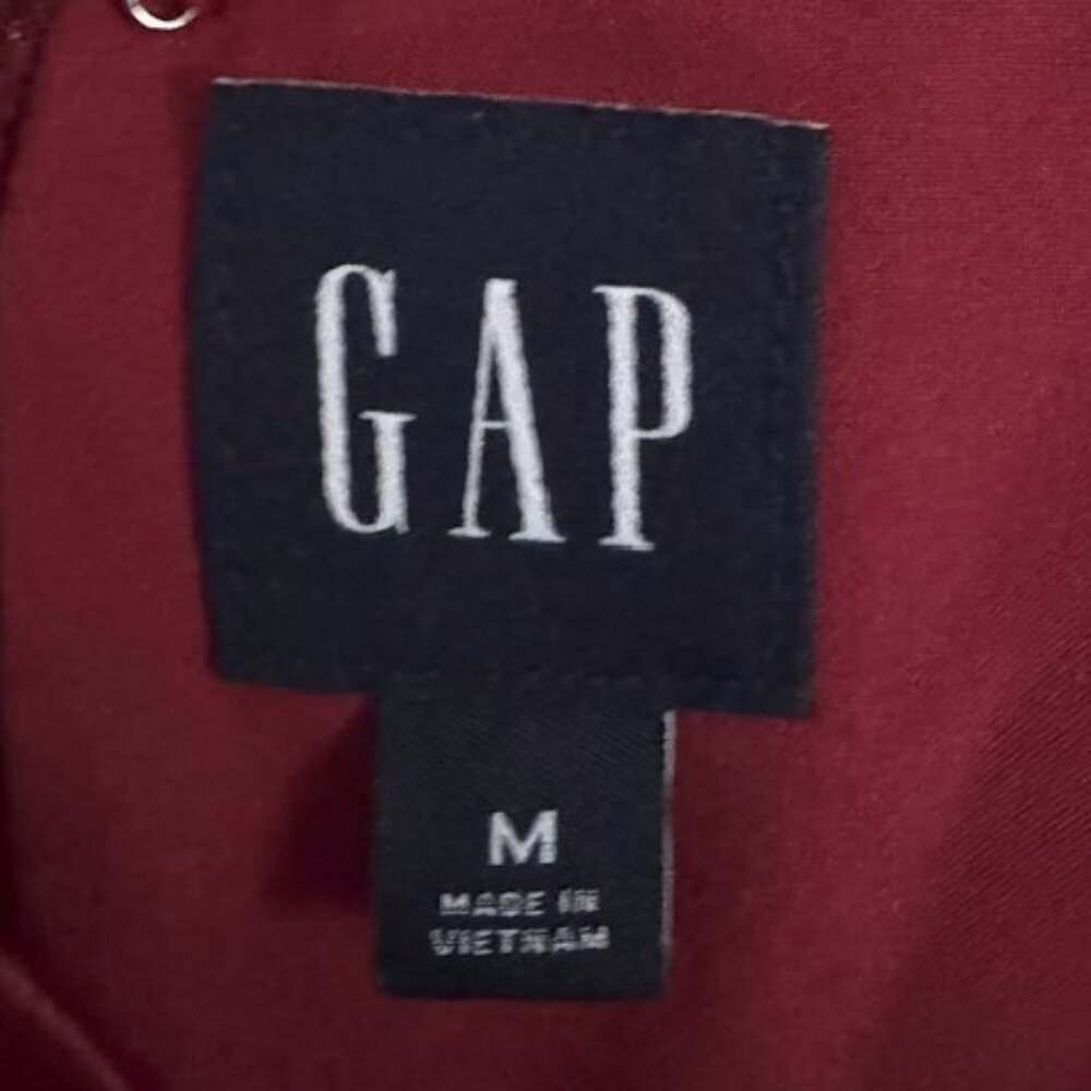 GAP Medium Red Satin Cocktail Dress — Holiday Perfect ❤️ - Picture 6 of 6
